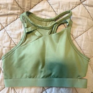 Military Green Nike Sports Bra